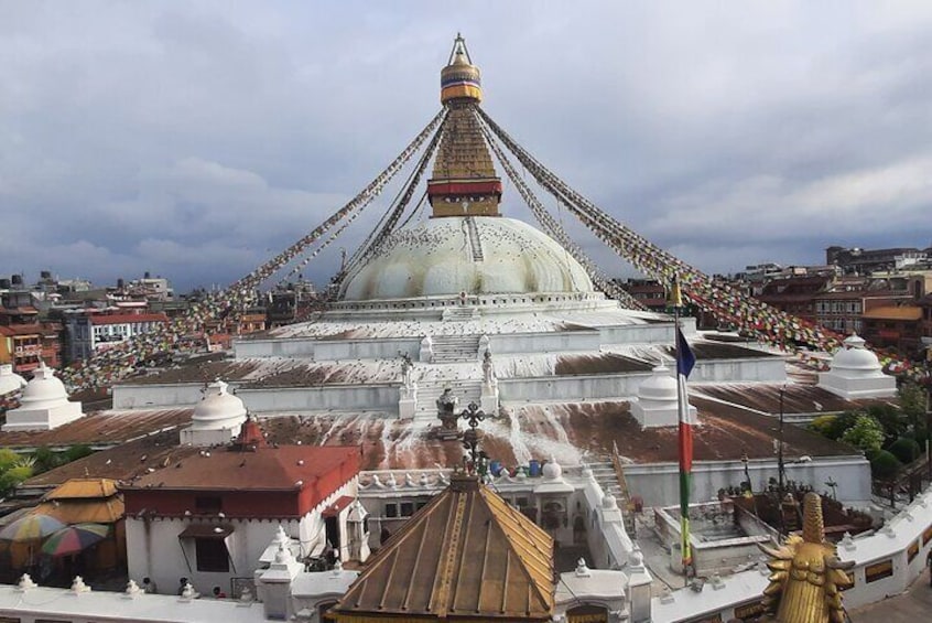 Boudhanath Stupa UNESCO world heritage site. Which is biggest Buddhist Temple in Nepal. Join with Attractive Travels and Tours for your memorable trip to Nepal.