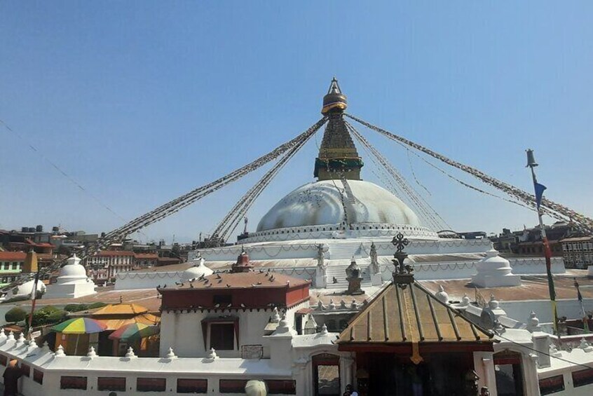 Bouddhanath Stupa World Heritage Sites Tour. This is the biggest Buddhist temple of Nepal and second biggest in the world.