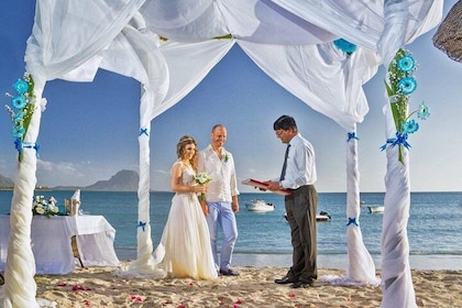 Beach wedding unforgettable dream coming true