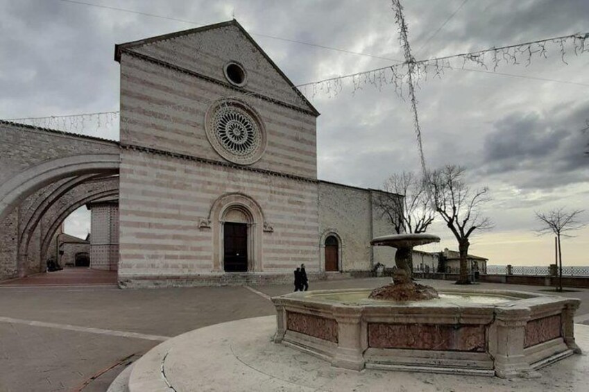 Assisi: the Three Major Basilicas. St. Francis, St. Clare and Porziuncola chapel