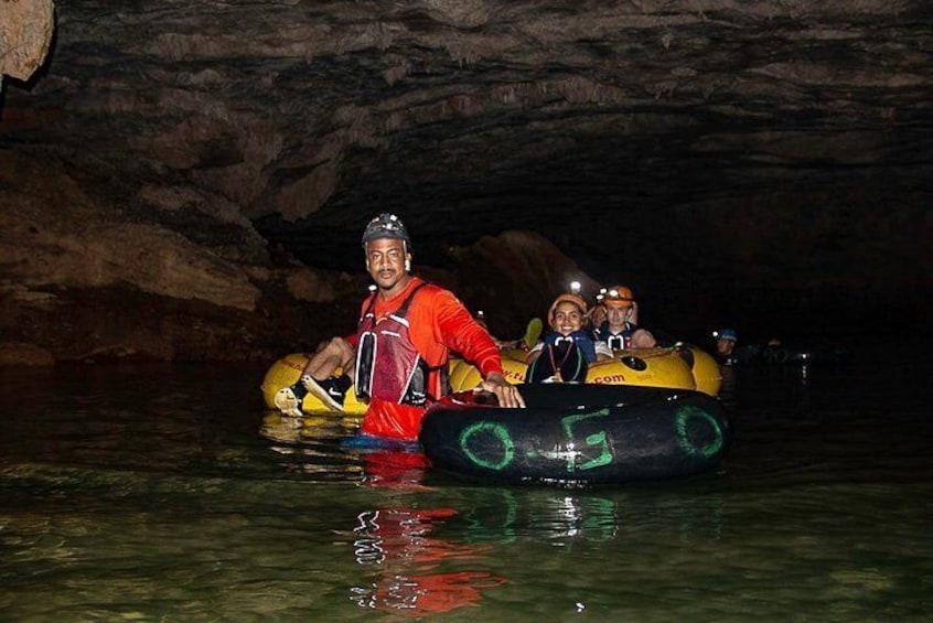 Full-Day Cave Tubing and Zip-Lining from Placencia