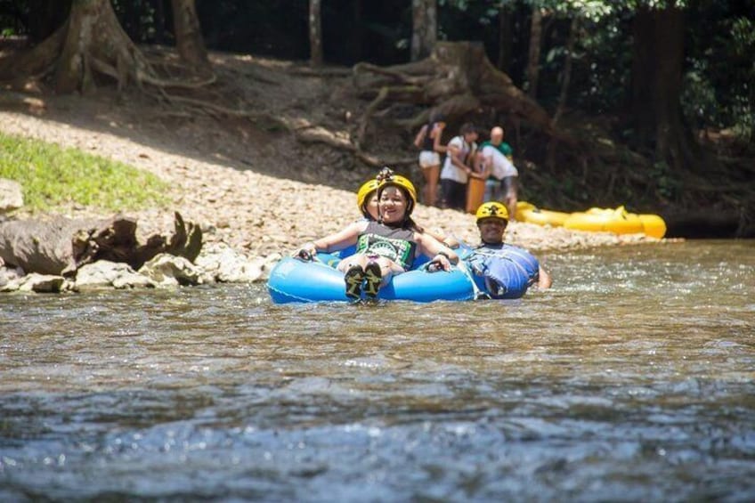 Full-Day Cave Tubing and Zip-Lining from Placencia
