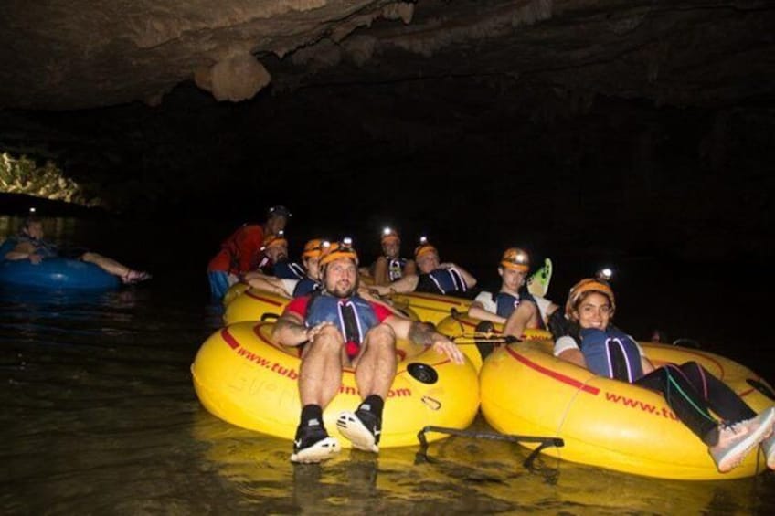 Full-Day Cave Tubing and Zip-Lining from Placencia