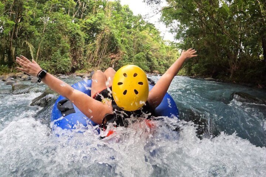 Tubing In Rio Celeste, Nature and Adventure