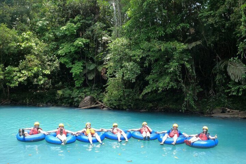 Tubing In Rio Celeste, Nature and Adventure