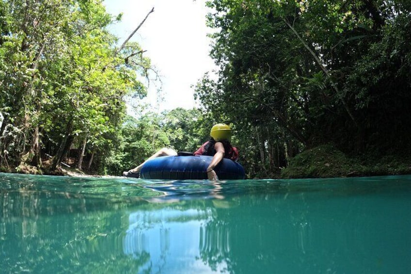 Tubing In Rio Celeste, Nature and Adventure