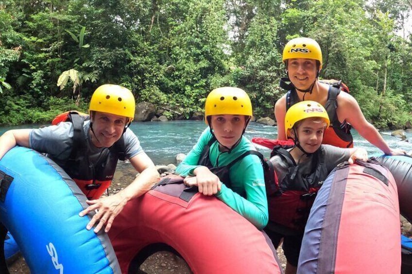 Tubing In Rio Celeste, Nature and Adventure