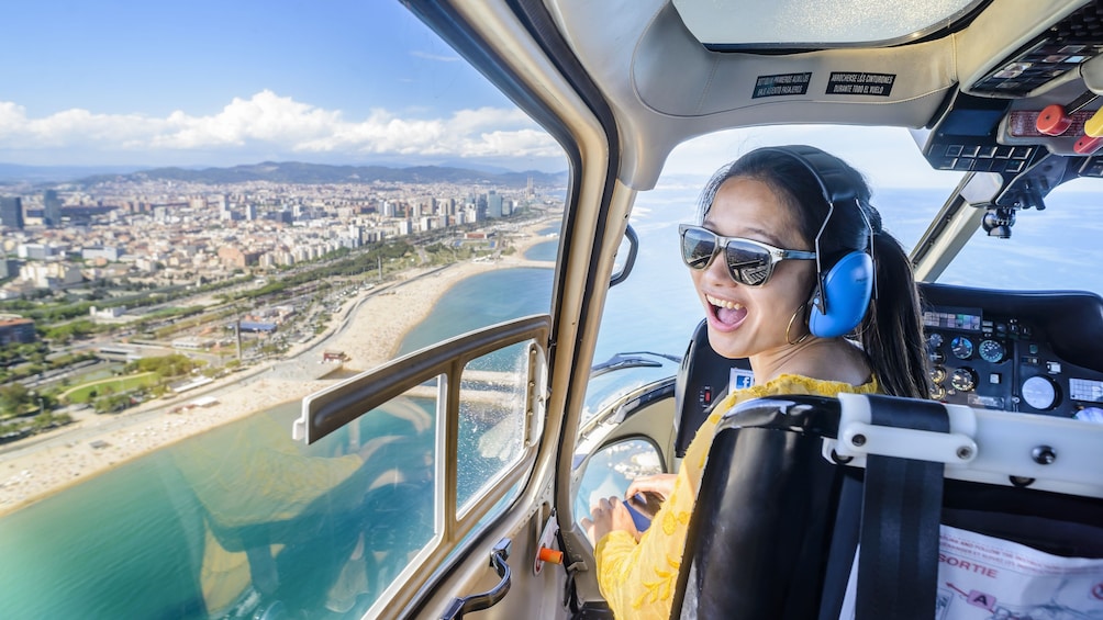 Helicopter Flight, Walking&Boat Tour BCN Premium Small Group