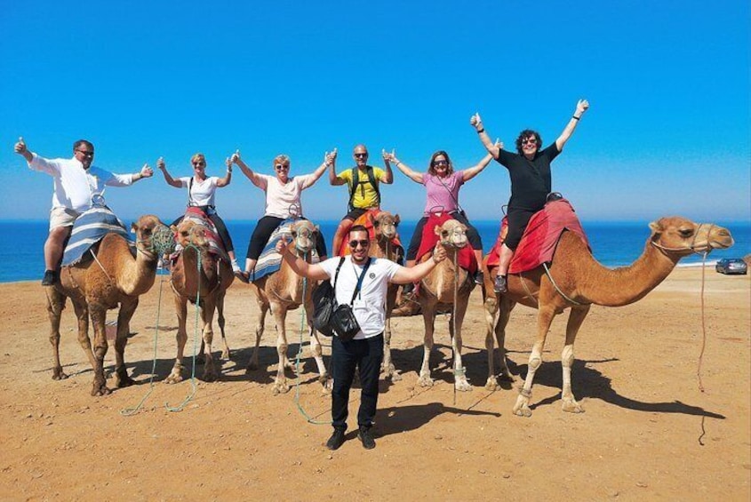 Camel Ride on Tangier Beach 