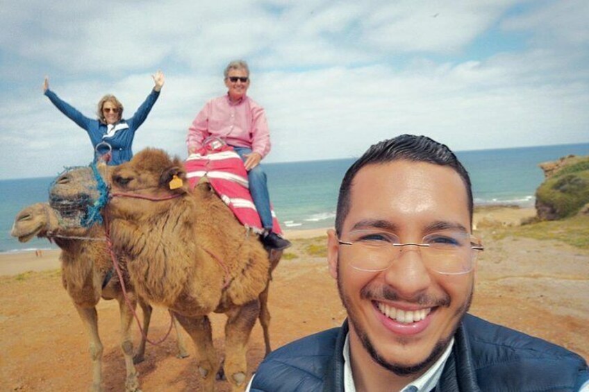 Camel Ride on Tangier Beach