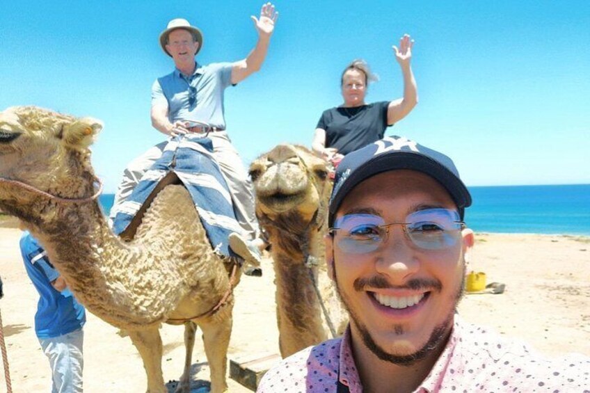 Camel Ride on Tangier Beach