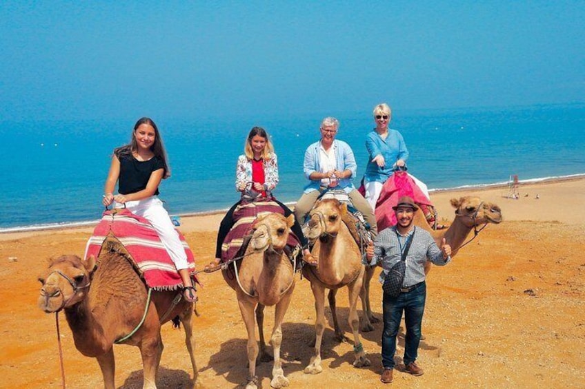 Camel Ride on Tangier Beach