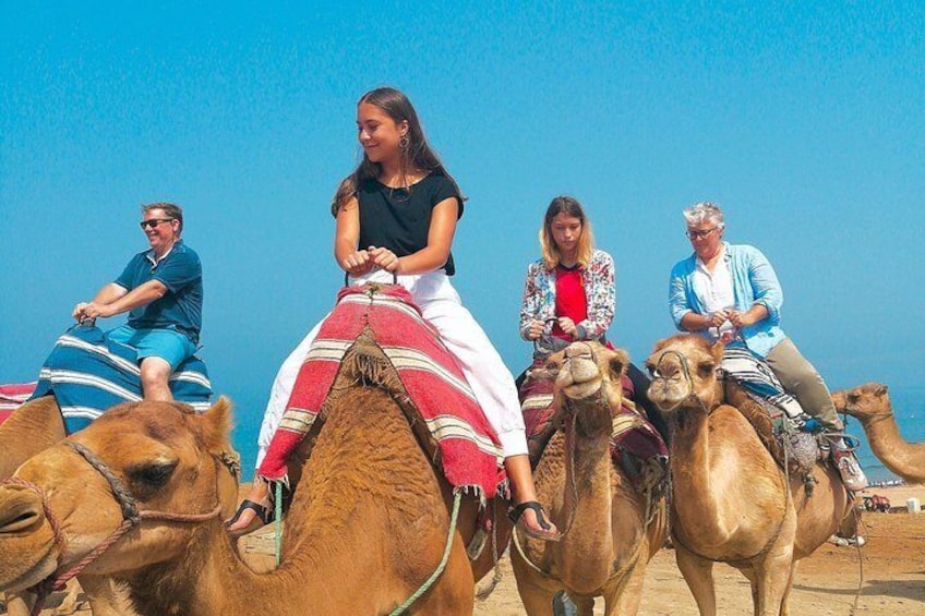 Camel Ride on Tangier Beach