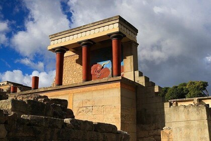 Excursion privée d'une journée complète à Knossos au départ d'Héraklion ave...