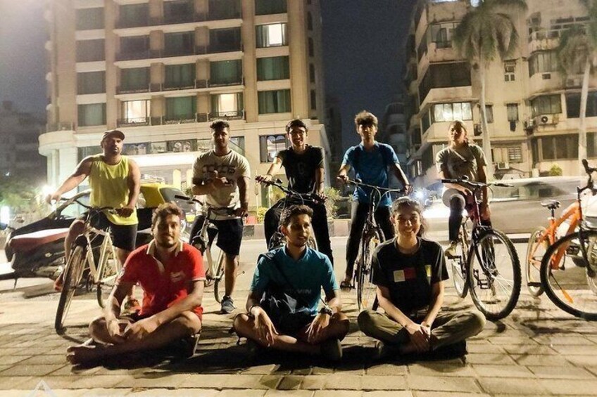 Midnight Cycling Adventure Tour in Mumbai