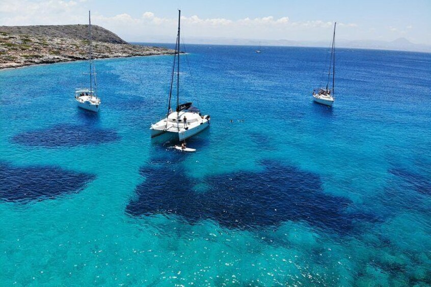 sailing catamaran crete