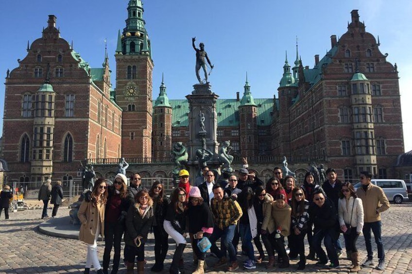 A guided visit tour at Frederiksborg Castle - the National Museum of History Denmark