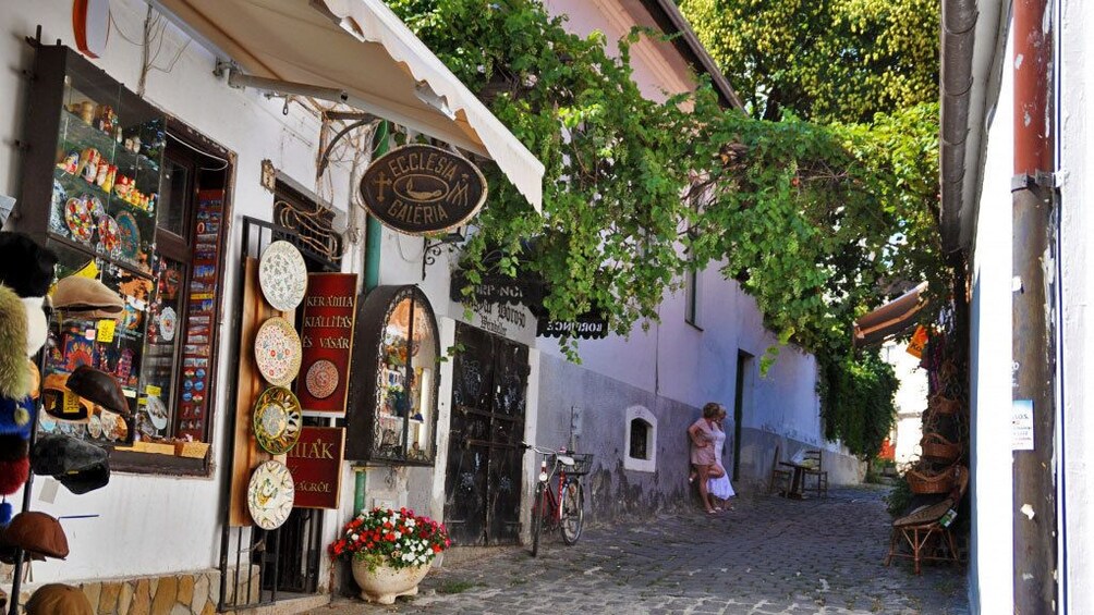 Gift shop along the streets of Budapest