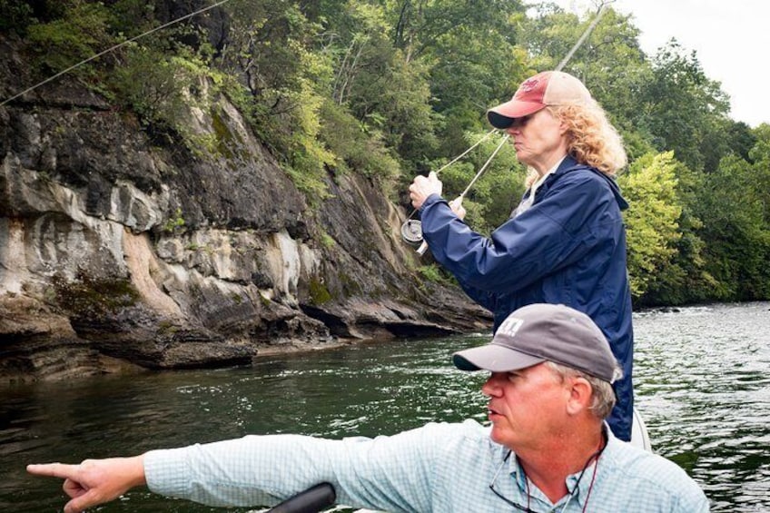 Show item 4 of 8. Learning, that's part of every trip down the river