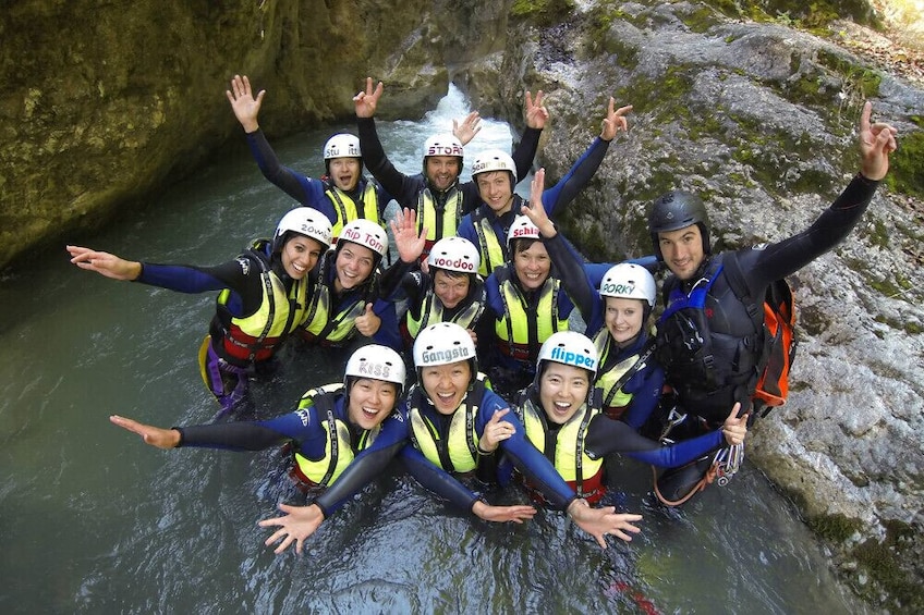 Canyoning in Interlaken from Lucerne