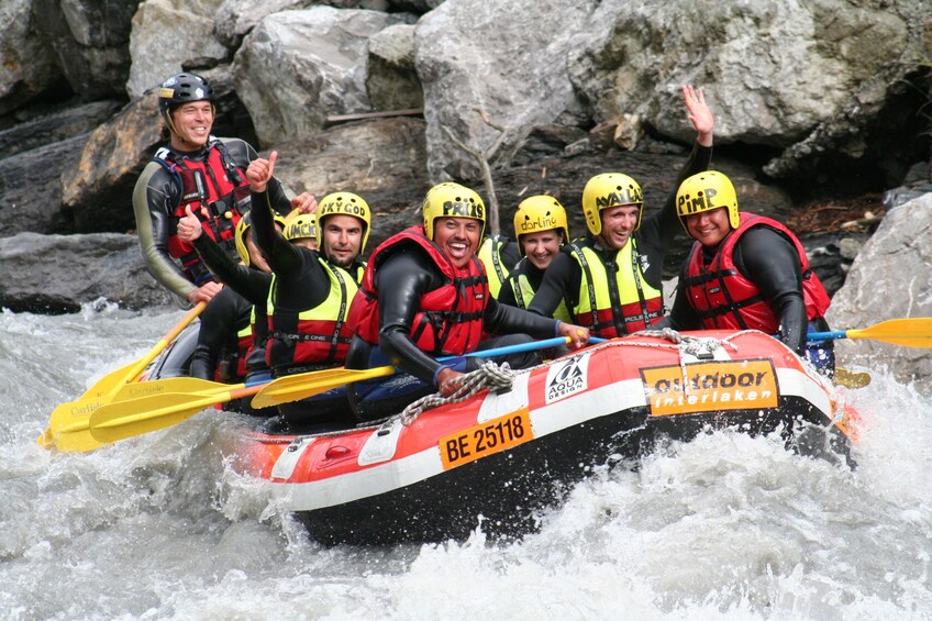 Rafting in Interlaken from Lucerne