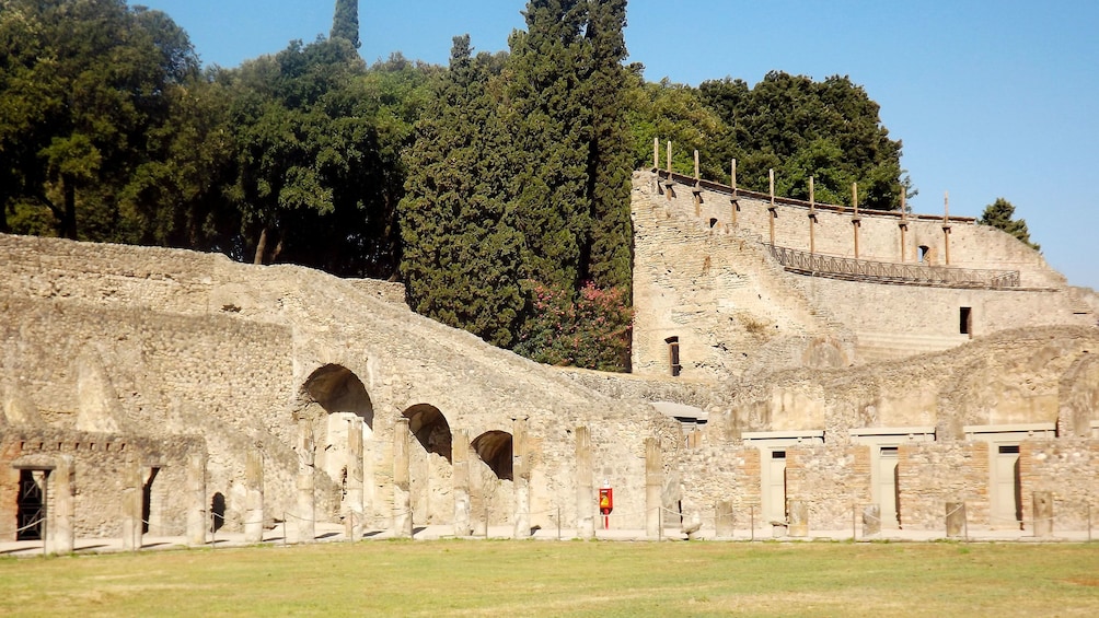 Ancient Roman ruins in Naples