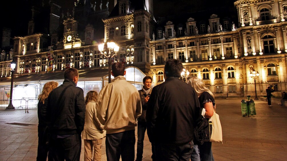 Night gathering in Paris