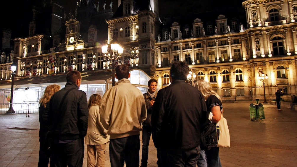 Night gathering in Paris