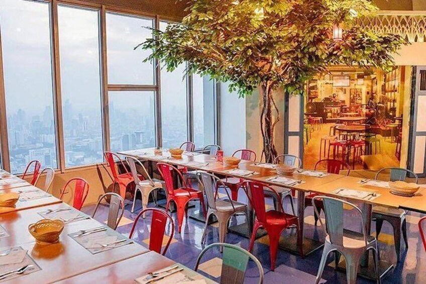 Bangkok Sky Dining Buffet at Baiyoke Sky 76th & 78th Floor Admission Ticket