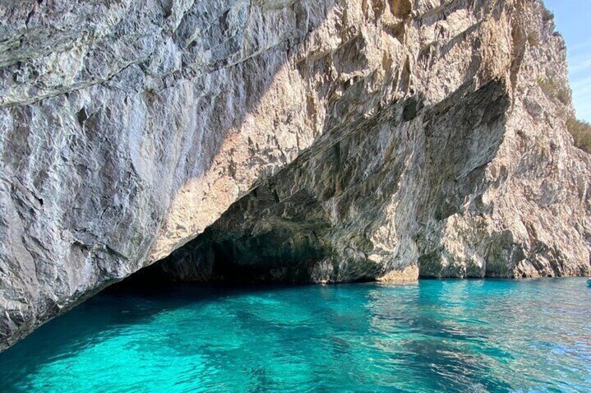 Half day tour of Capri by private boat