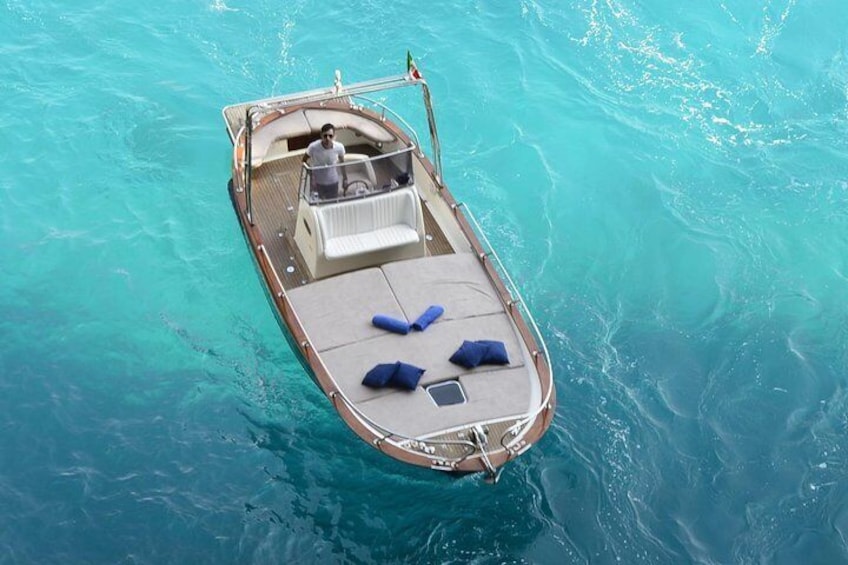 Half day tour of Capri by private boat