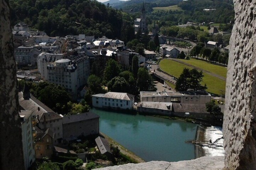 View from the southern terrace of the castle (Chateau Fort).