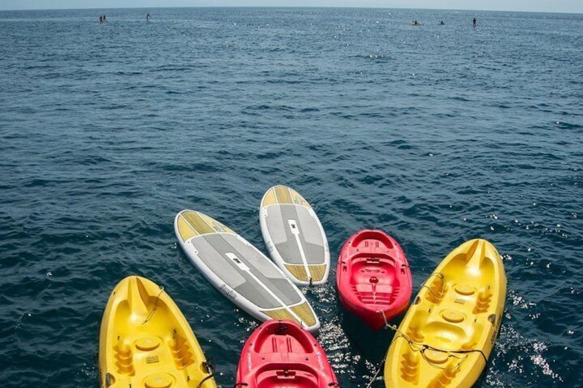 Paddle Board and Kayaks