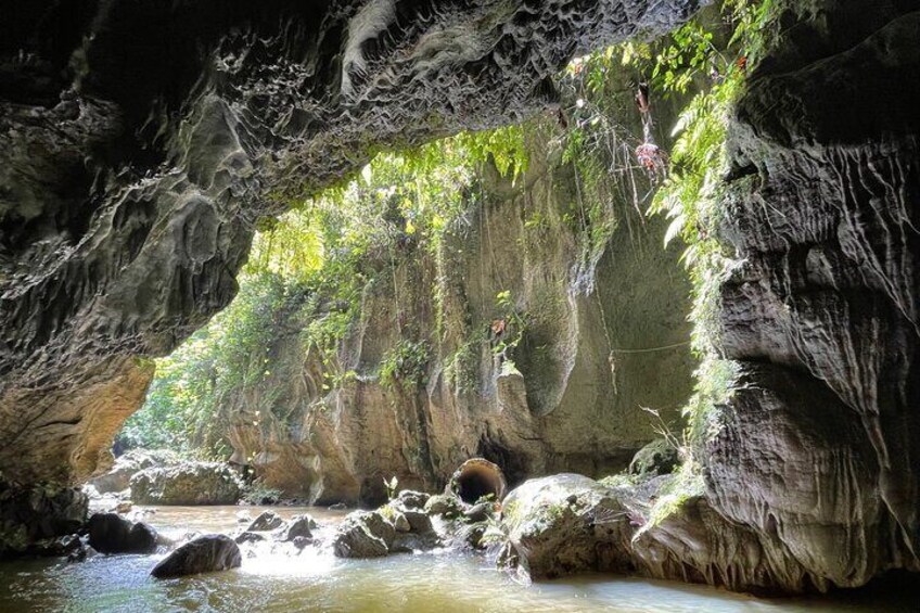 Arenales Caves and River Adventure & Hidden Clear Spring in Puerto Rico