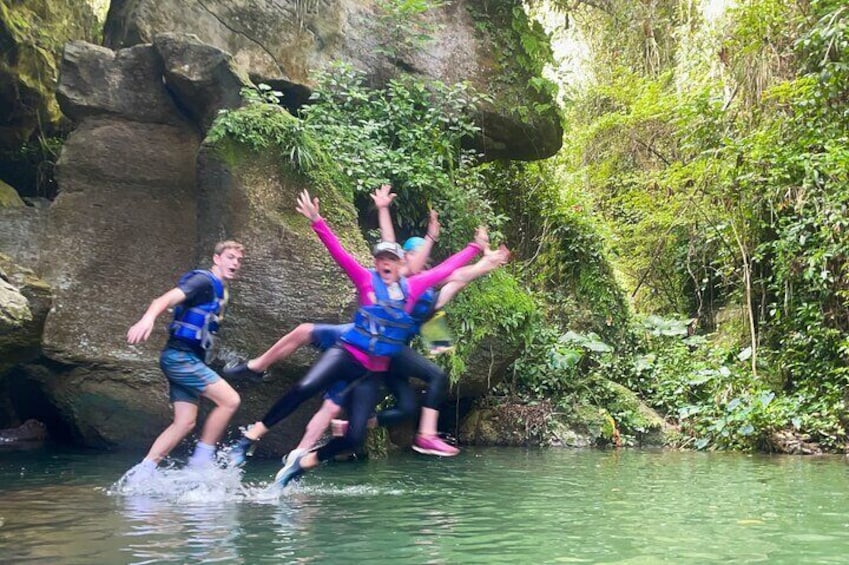 Arenales Caves and River Adventure & Hidden Clear Spring in Puerto Rico
