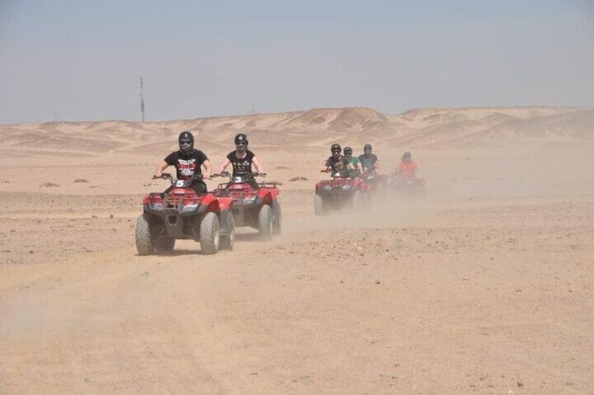 3 Hours Safari by Quad Bike & Visit amazing caves With Camel Ride - Makadi Bay