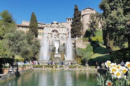 Excursion d'une journée complète aux villas Tivoli au départ de Rome avec d...