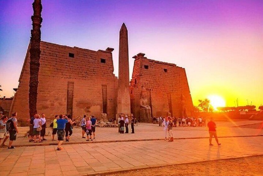 trip to luxor temple , karnak temple