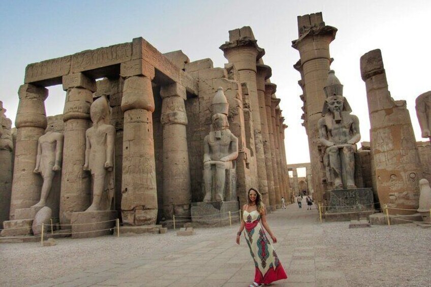 trip to luxor temple , karnak temple