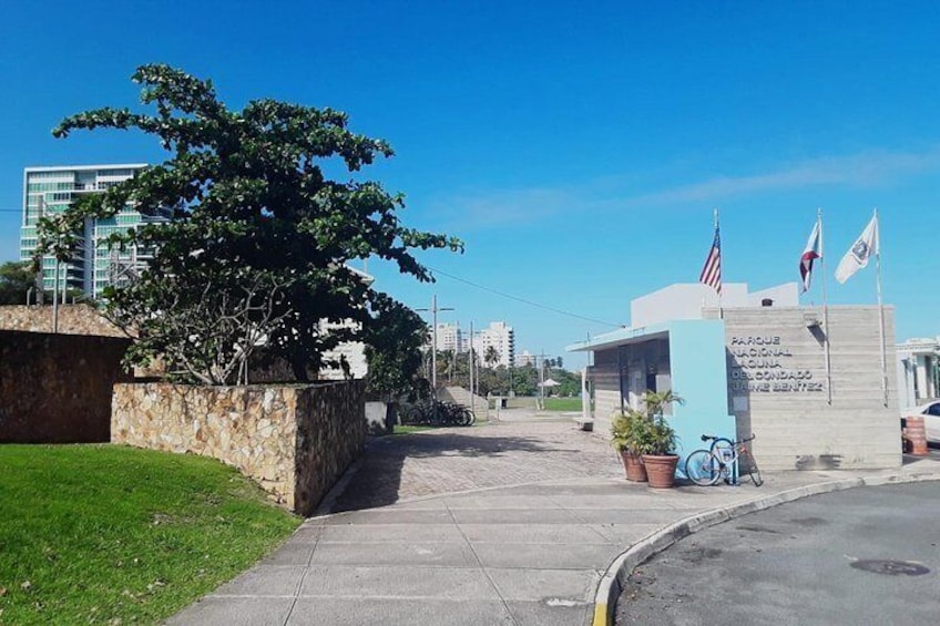 This is the enterance of the Jaime Benitez National Park