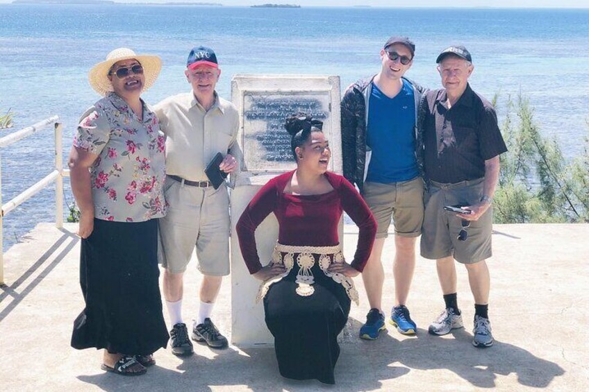 Abel Tasman Landing Site with Lata n Finau as hosts