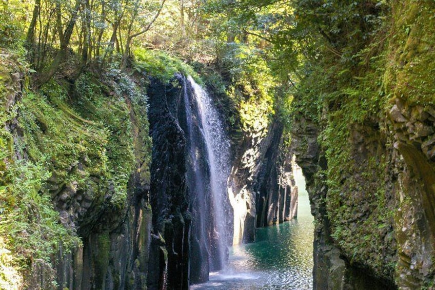 Takachiho Gorge

You can get on the boat and also trek through nature.