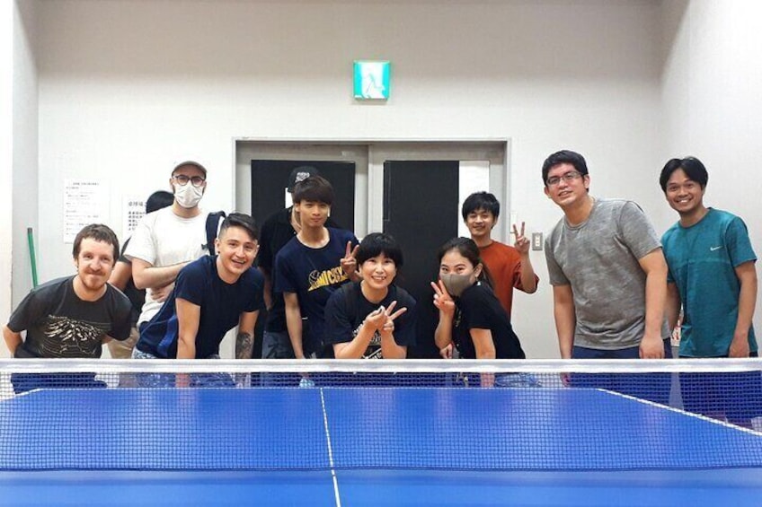 Table Tennis in Osaka with local players!