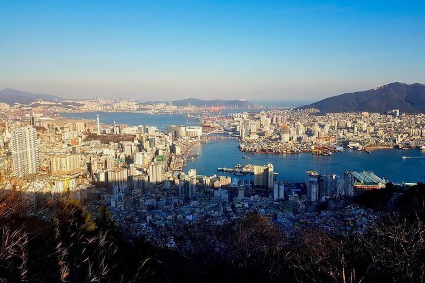PRIVATE MORNING HIKING TO SEE THE SPECTACULAR BUSAN CITY VIEW (326m / 1,070ft)