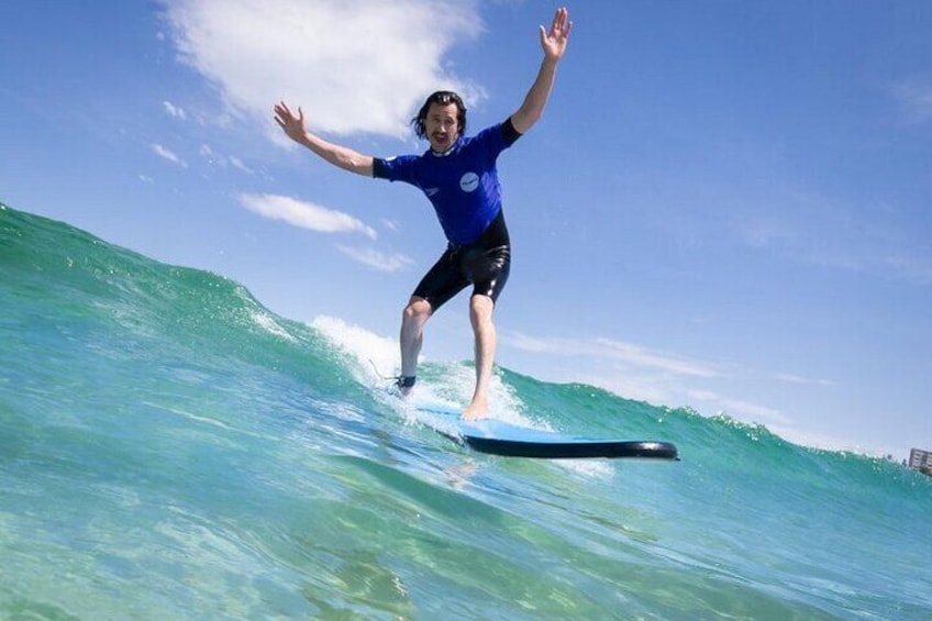 Surfing Lesson in Lennox Head