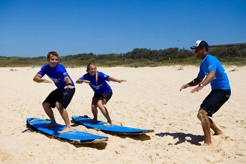 Surfing Lesson in Lennox Head