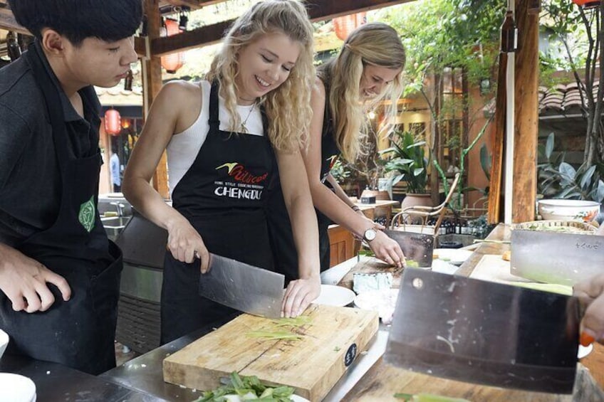 Private Chengdu Hotpot Cooking Class with Local Market Visit