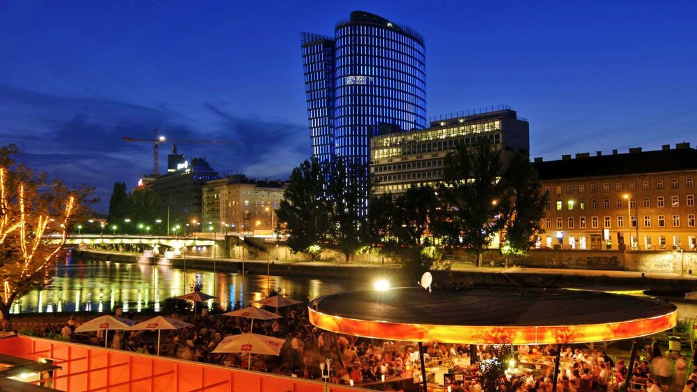 Evening buffet in Vienna