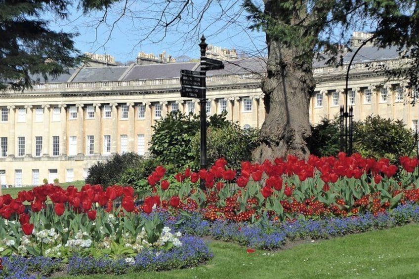 One of Bath's most famous landmarks - the Royal Crescent