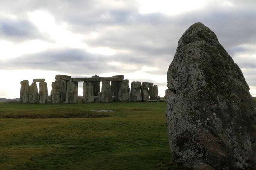 The Heel Stone and Stonehenge